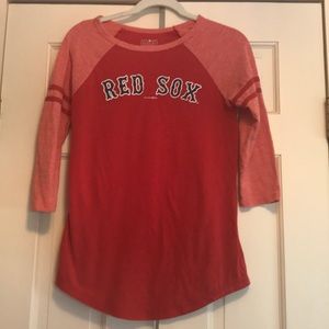 3/4 sleeve women’s Red Sox baseball tee
